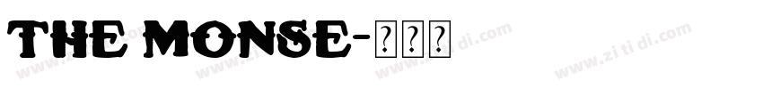 The Monse字体转换